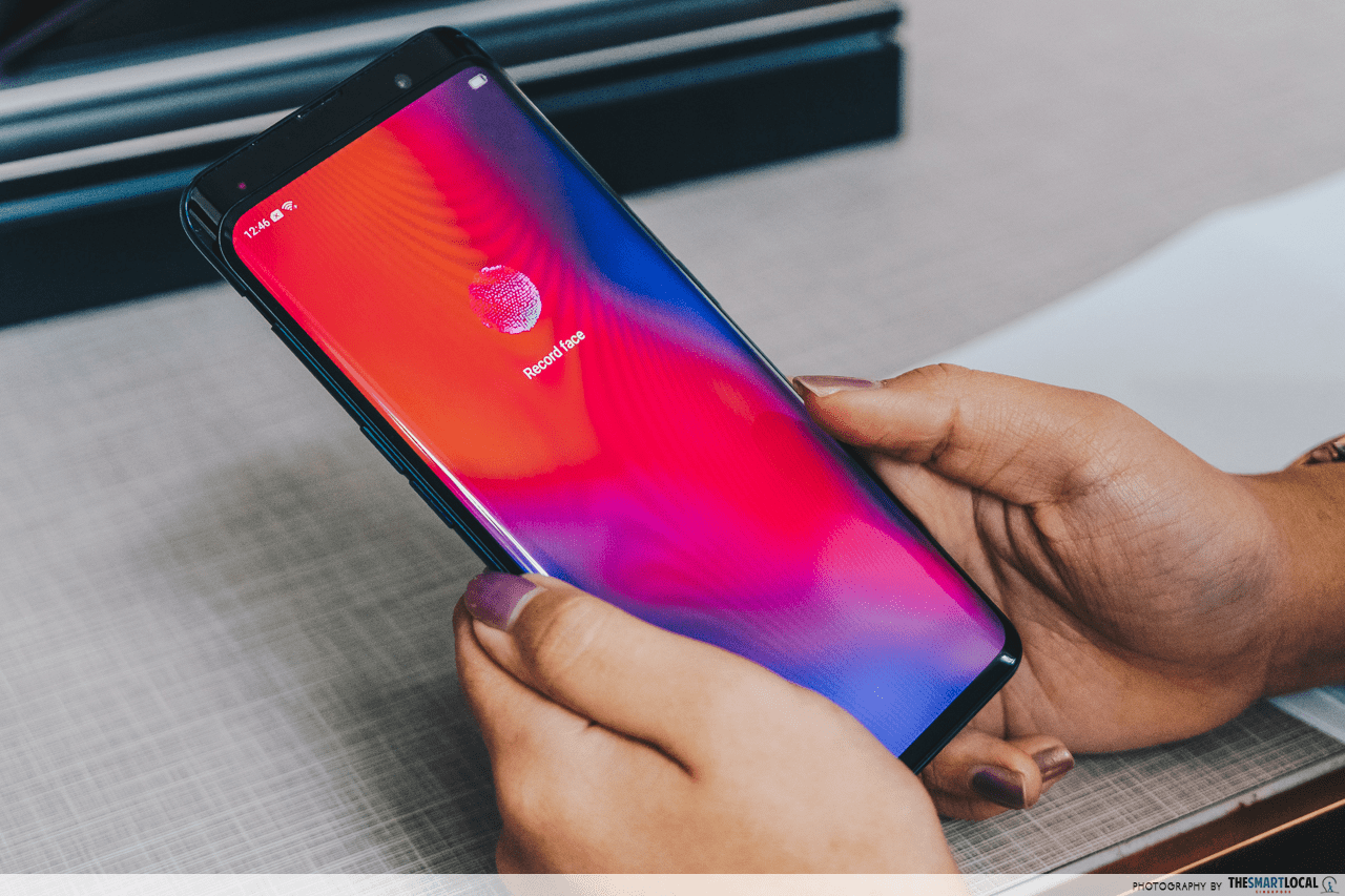 oppo find x face recognition