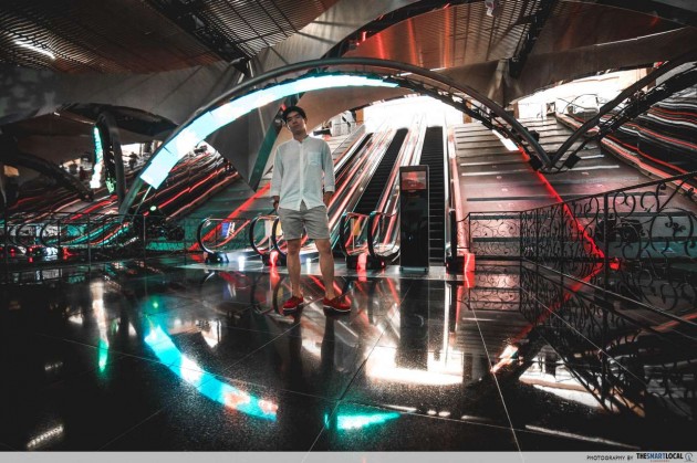Take a reflectiongram at RWS for the Tron effect