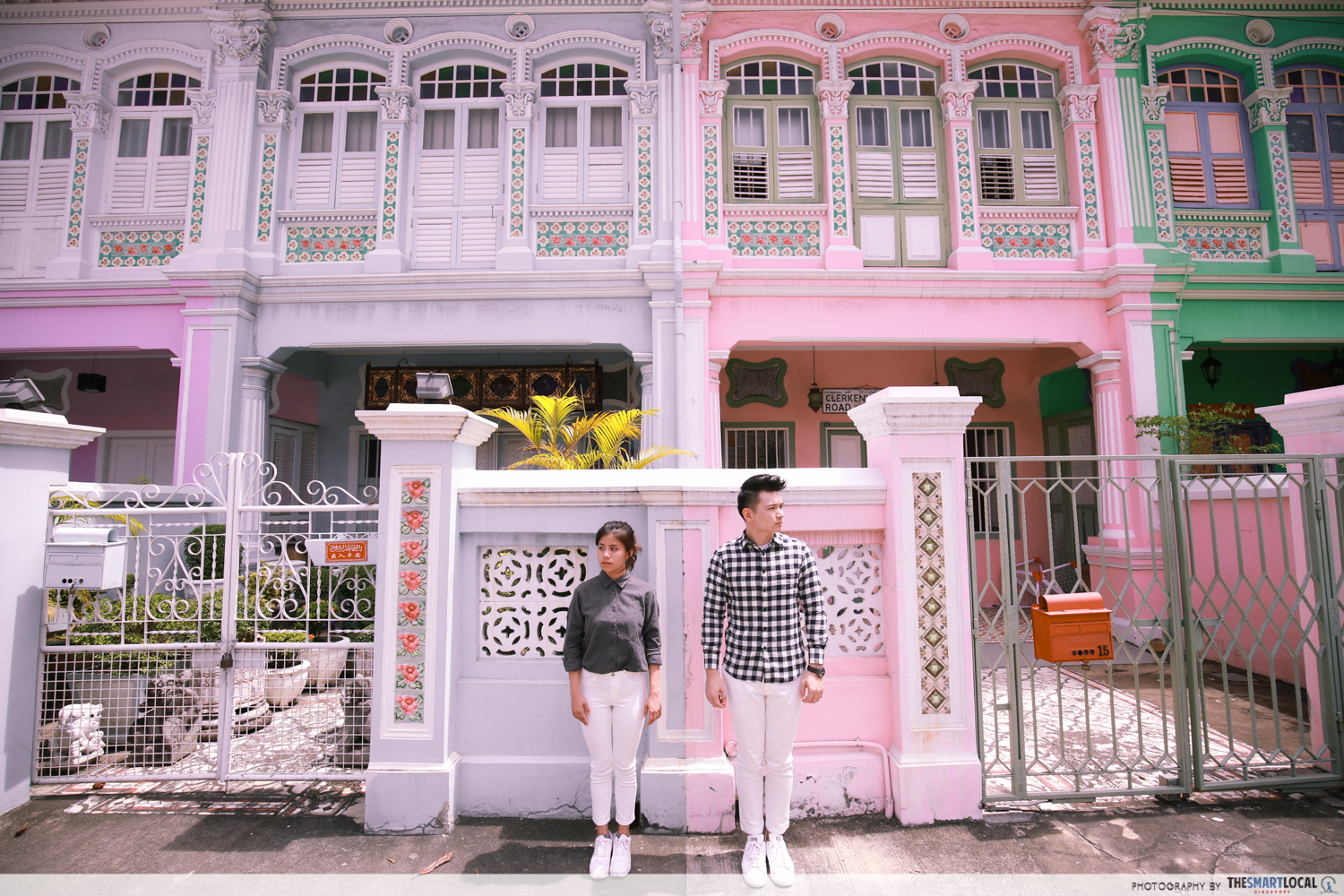 Koon Seng Road pastel buildings
