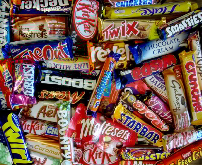 types of chocolate brands