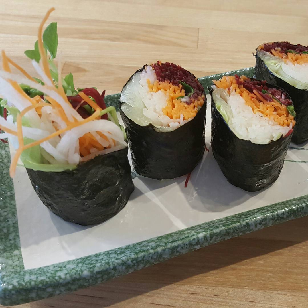 vegan sushi rolls allspice