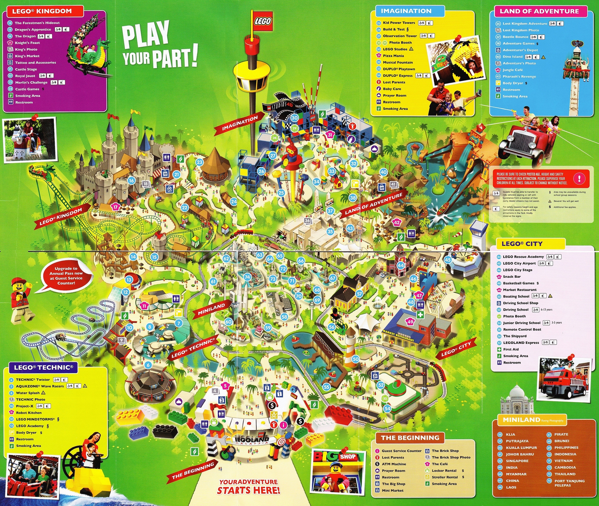 Map of Legoland