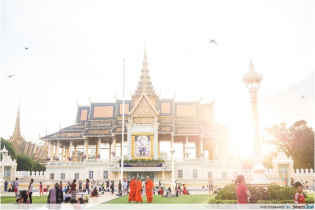 The Royal Palace in Cambodia Phnom Penh
