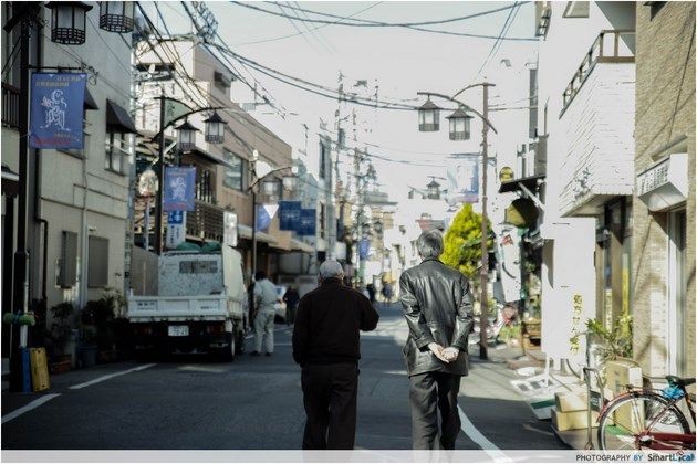 Yanaka Street of Tokyo