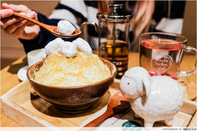 The Smart Local - Enjoy a Bingsu, which is a Korean shaved ice dessert at the sheep and raccoon cafe