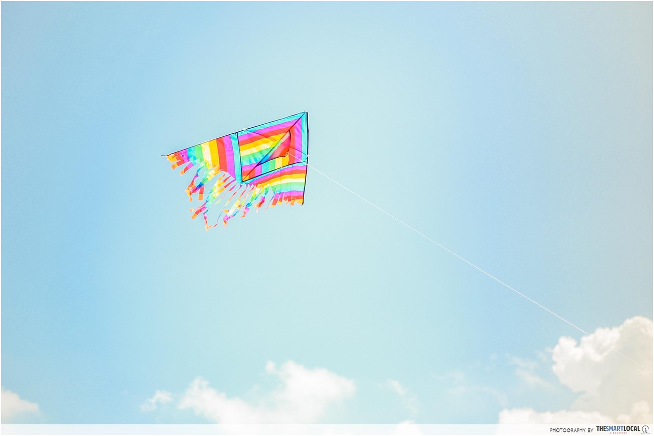 kite flying on lazarus island