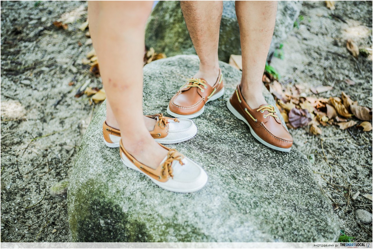 exploring lazarus island in sperry shoes