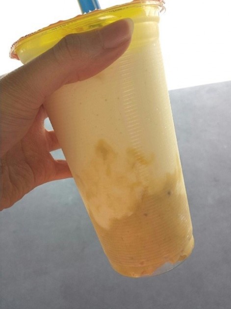 durian milkshake from Penang A1