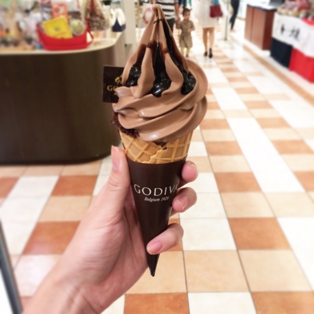 Godiva's chocolate soft serve