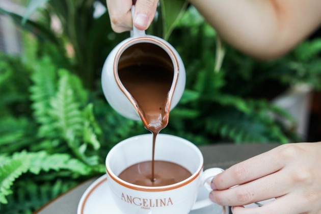 Old-fashioned Hot Chocolate L’Africain at Angelina
