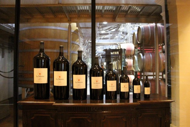 Range of wines at Winelands 