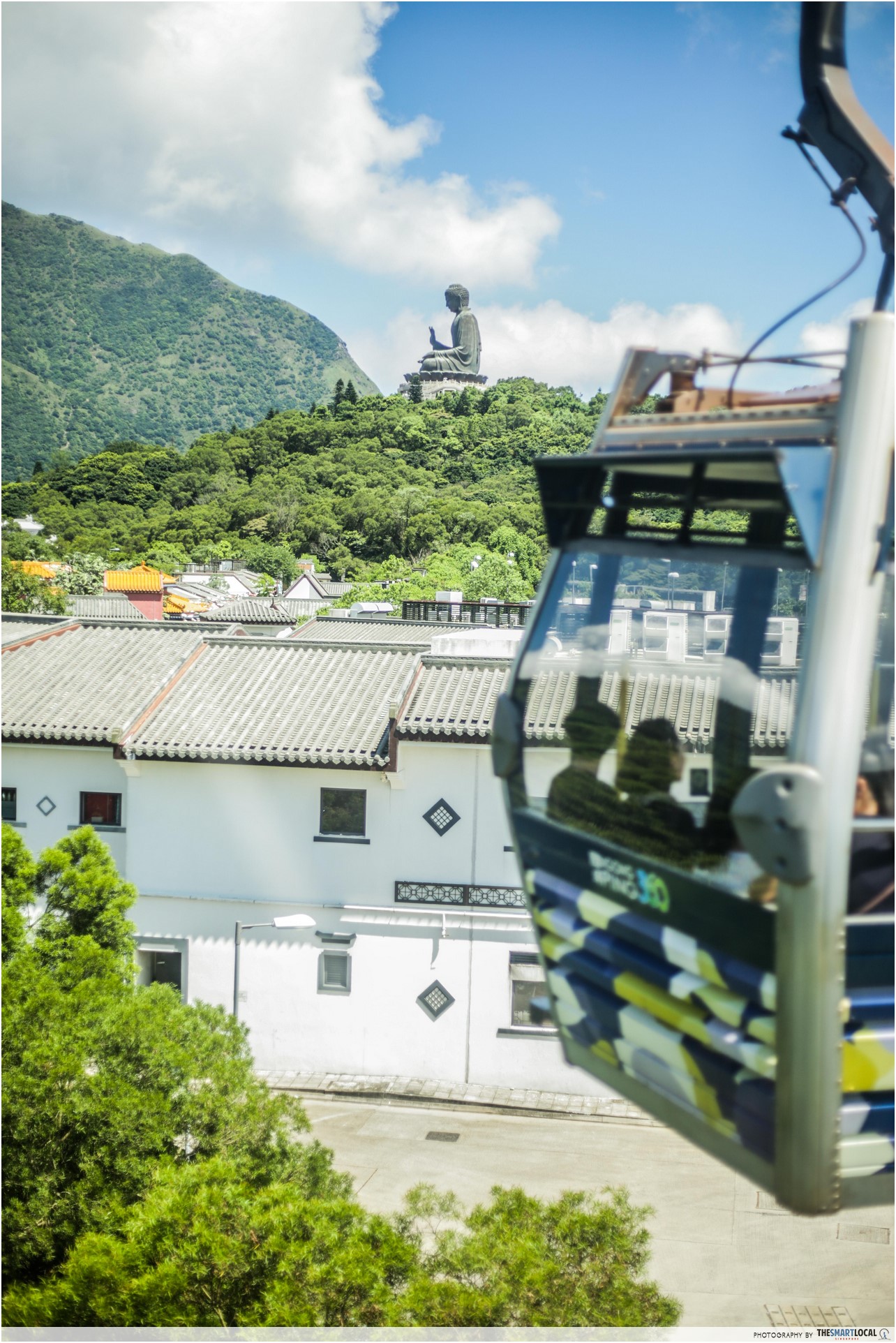 See the Big Buddha from the cable car