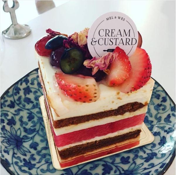 Strawberry Watermelon cake from Cream & Custard