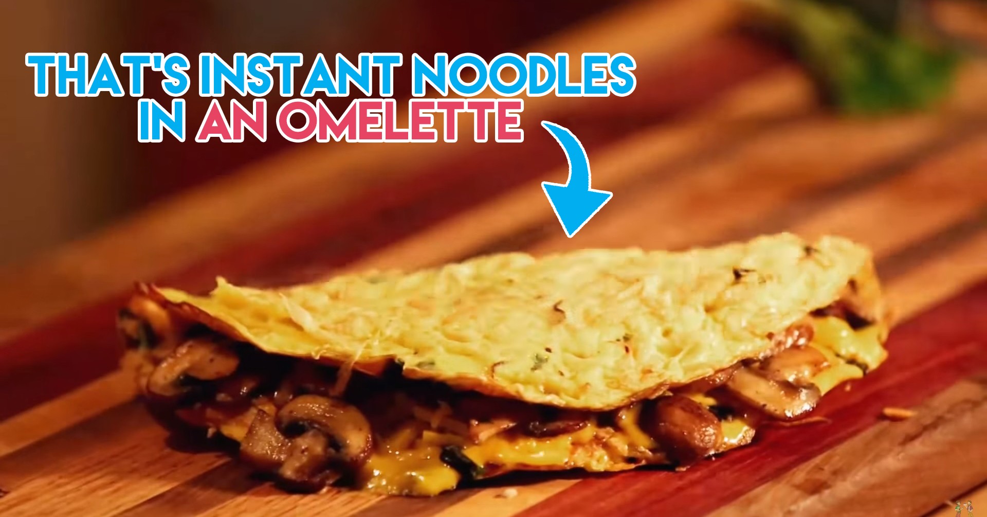 instant noodles omelette