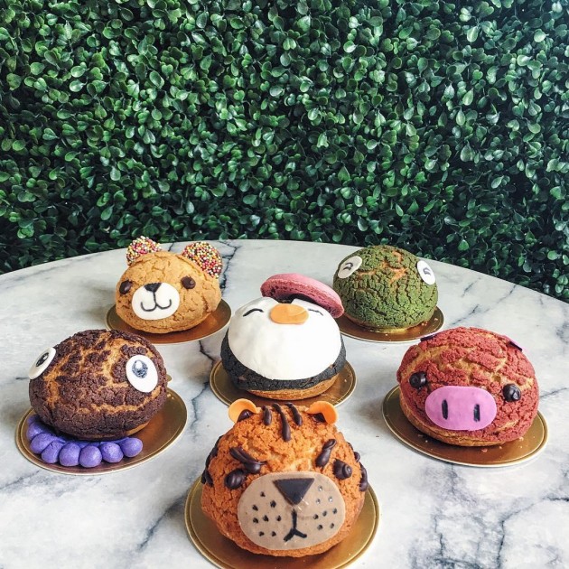 Animal choux puffs from Doux Amour 