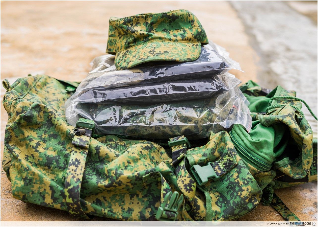 Singapore army vacuum packed ziplock