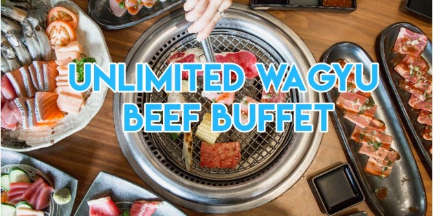 Unlimited Wagyu Beef buffet Tajimaya