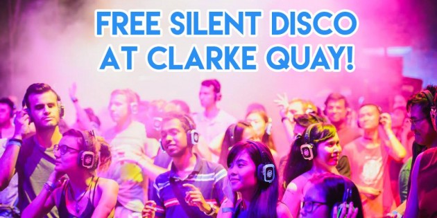 Free Silent Disco at Clarke Quay