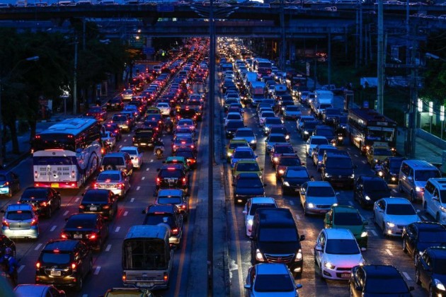 not serious traffic jams in Singapore, ECP, PIE