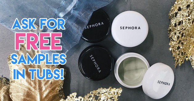 Ask for Free samples from Sephora