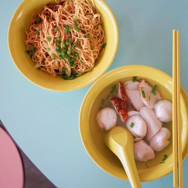 thye hong fishball noodles ghim moh sold out early fishcake