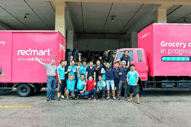 redmart delivery job part time economy truck driving