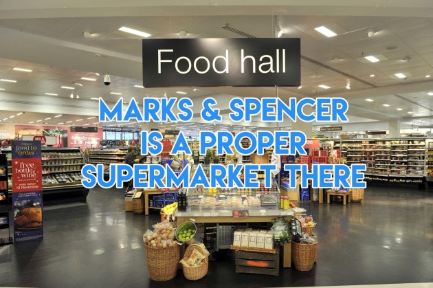 Marks & Spencer, supermarket