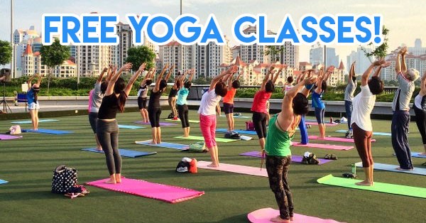 Free yoga classes all around Singapore