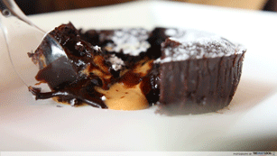 peanut butter chocolate lava cake domino