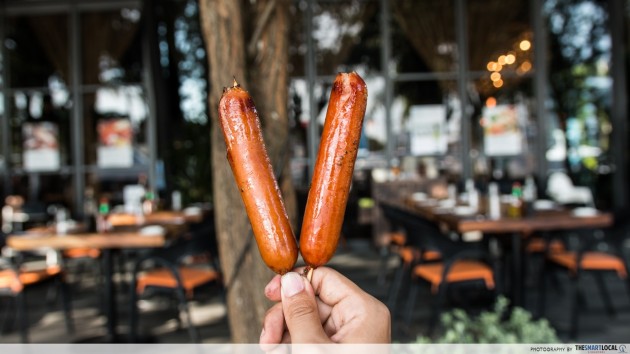 Greenwood fishmarket bbq festival sausages smoked brats hotdogs sentosa