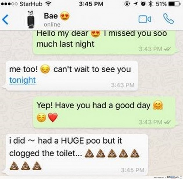 Poo Conversation, SG Couples