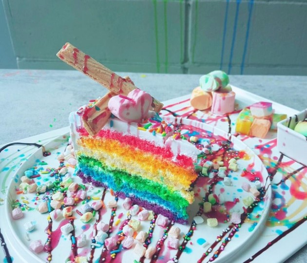 Sugar Lips Rainbow Cake