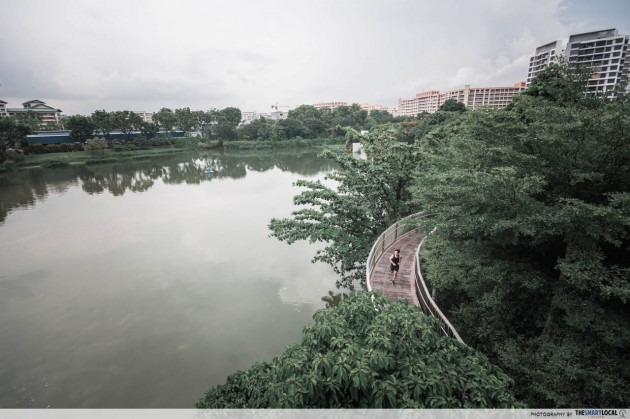yishun pond park running waterside reservoir trails