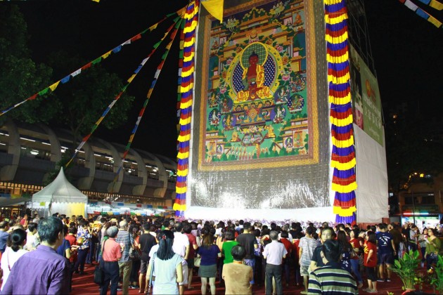amithaba buddhist centre thangka aljunied vesak day giant