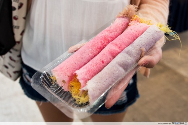 Geylang Serai Ramadhan Bazaar 2017 candy floss burrito