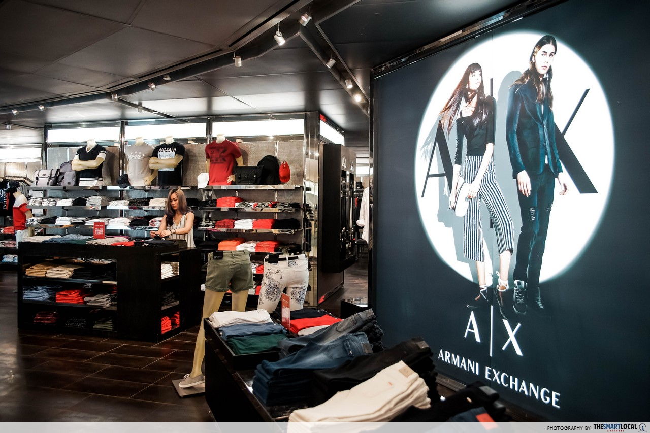 50% off sale at Armani Exchange in ION Orchard!