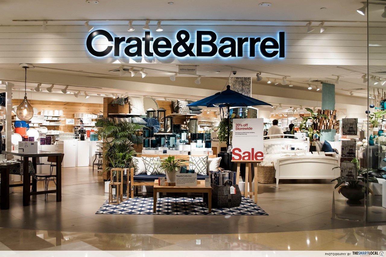 Huge GSS sale at Crate & Barrel ION Orchard!