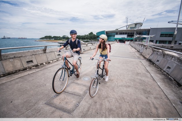 marina barrage cycling