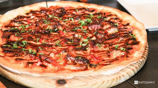 Char Siew Pizza from Hood Bar and Cafe