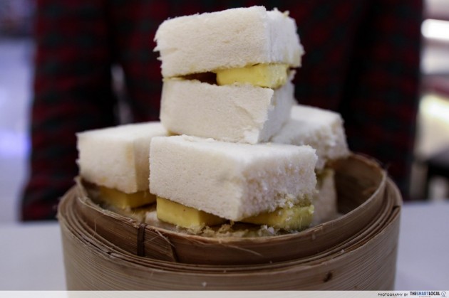 kaya butter steamed bread