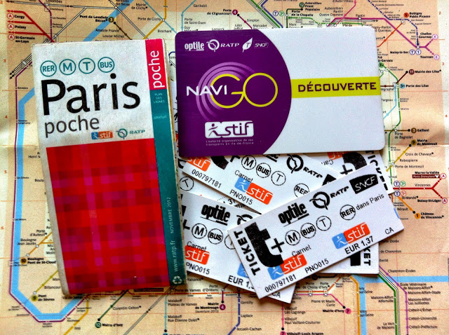 Paris Navigo monthly metro pass