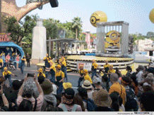 USS despicable me breakout party flashmob