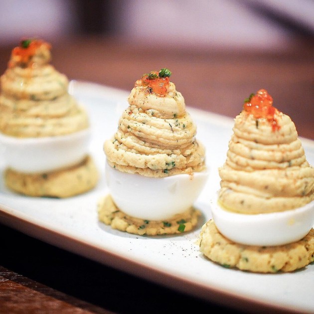 The bird southern table deviled eggs