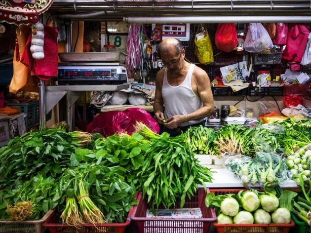 wet market vegetable seller singapore