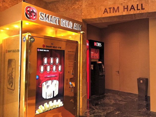 Gold bar vending machine
