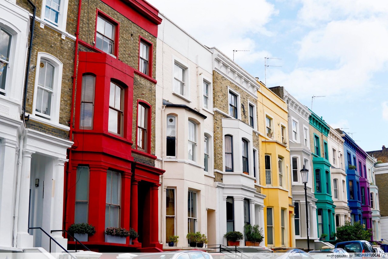Rainbow house Notting Hill Instagram OOTD London