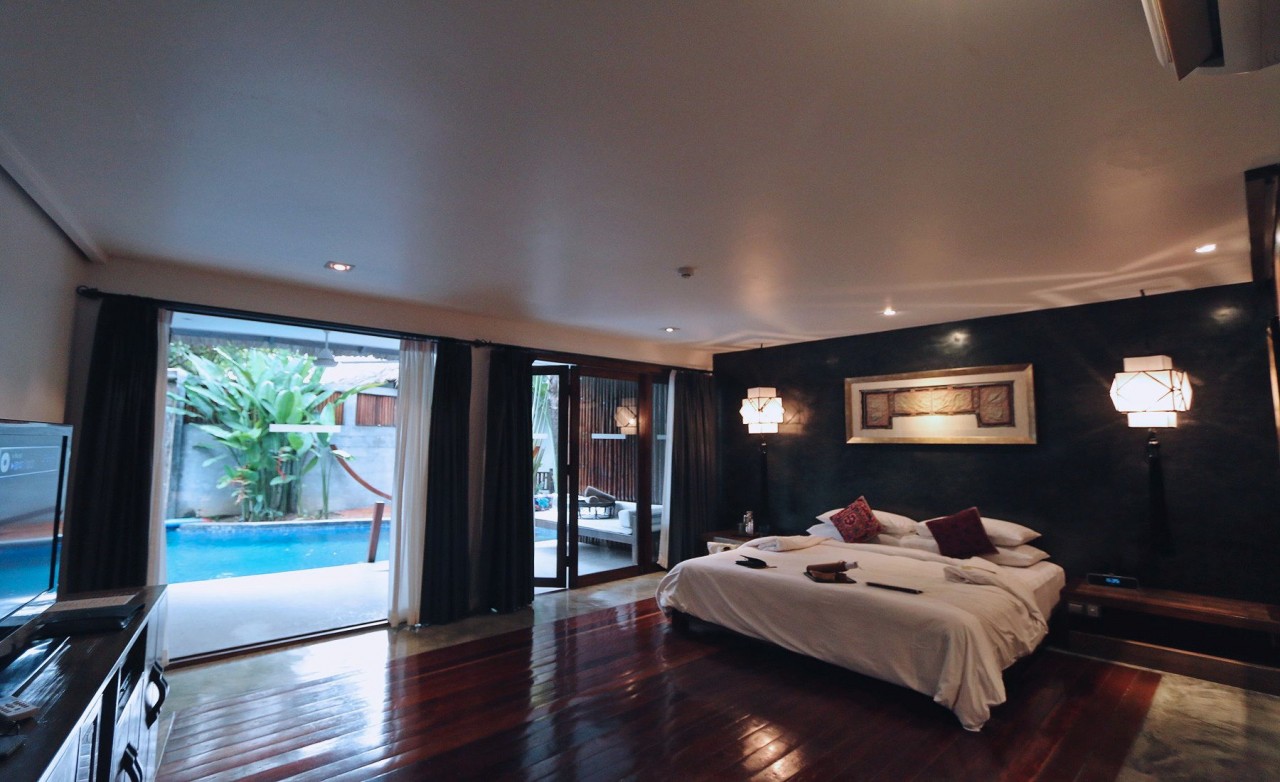 Villa Samadhi's Luxe Sarang Bedroom