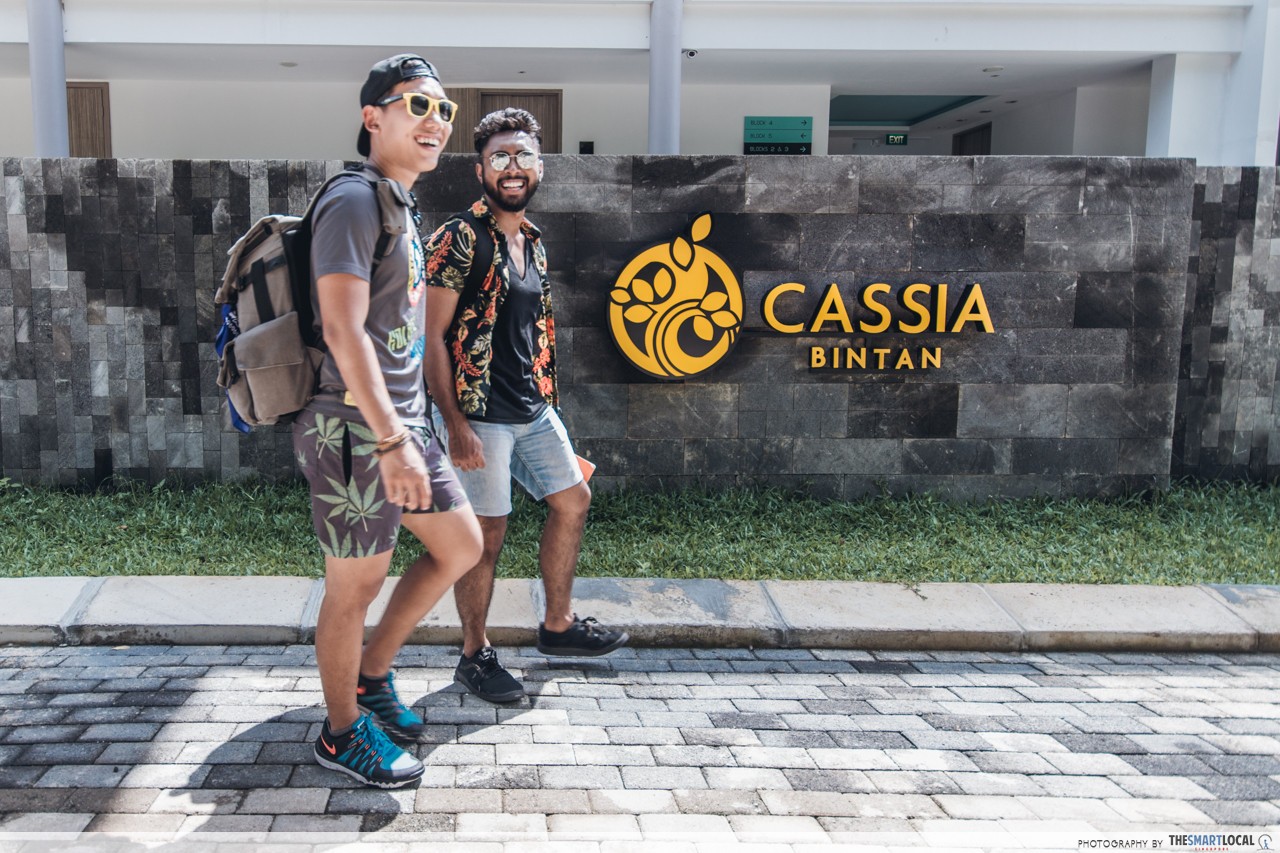Cassia Bintan Entrance Logo
