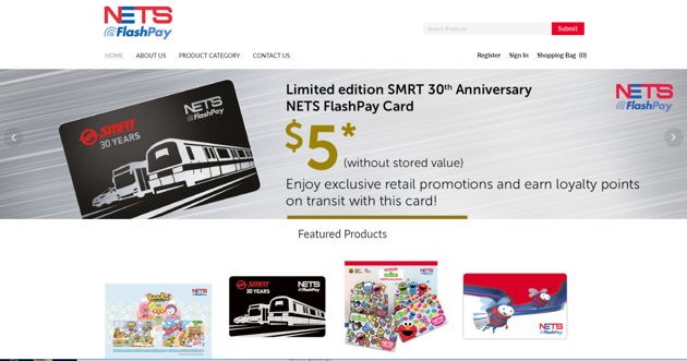 SMRT 30th anniversary NETS FlashPay card limited edition Singapore 