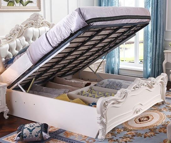 Tmall sale Taobao cheap home and living items victorian vintage style bed with storage space
